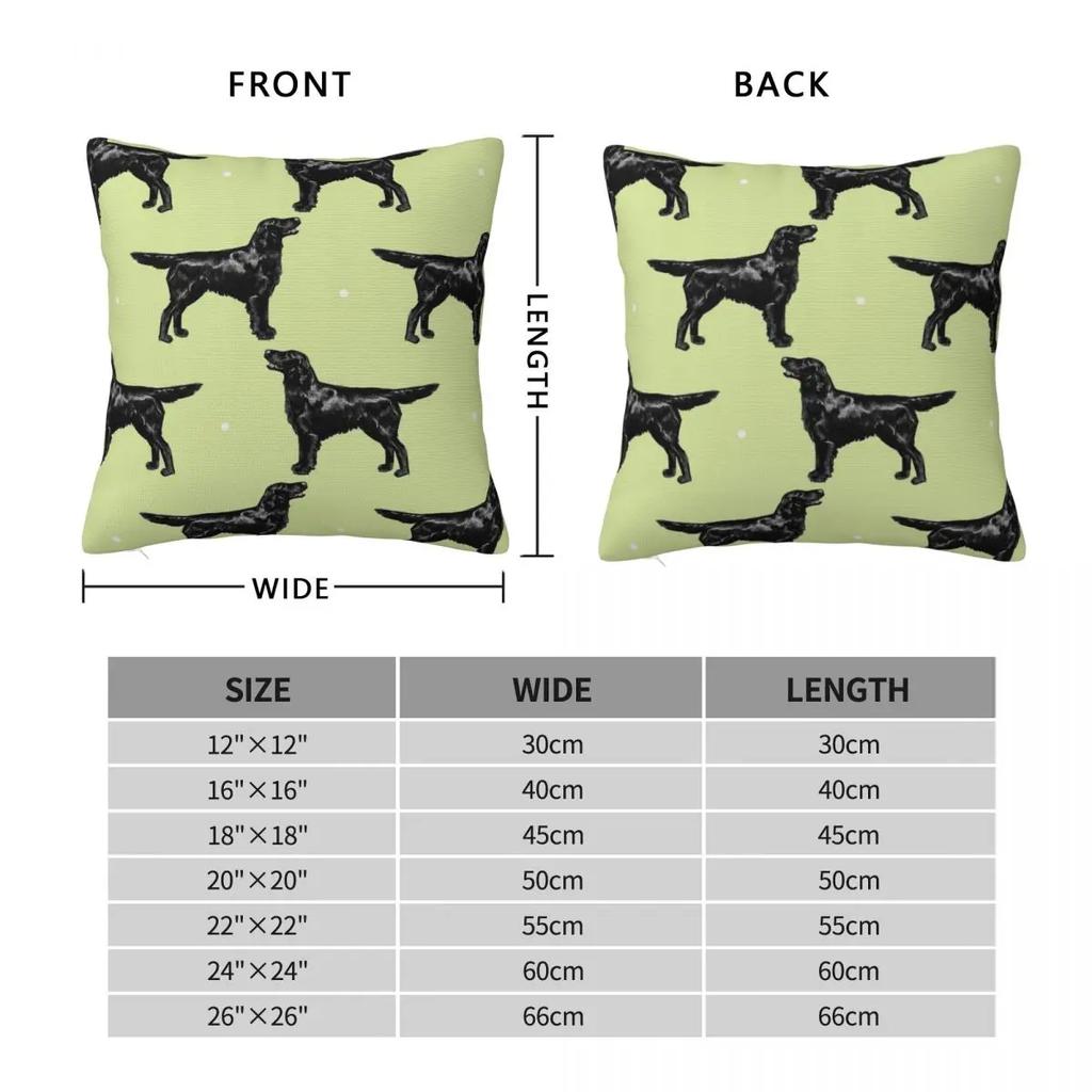 Flat Coated Retriever Throw Pillow anime girl christmas decorations for home 2023