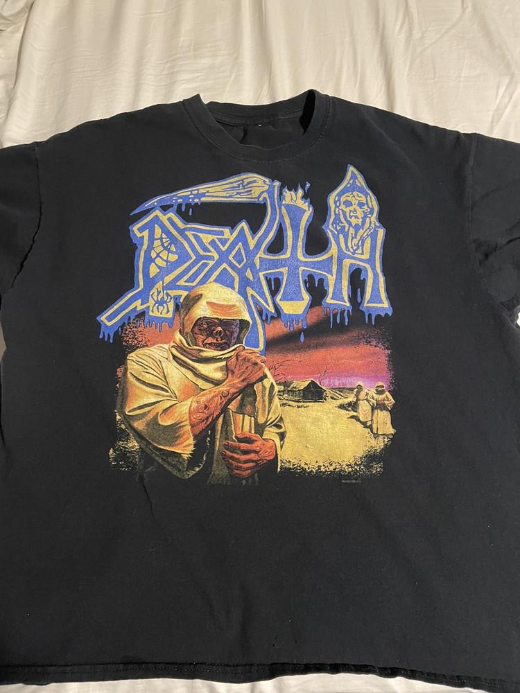 Vintage Leprosy By Death Band Cotton Black All Size Unisex Classic Shirt AG477 Unisex T-Shirt L