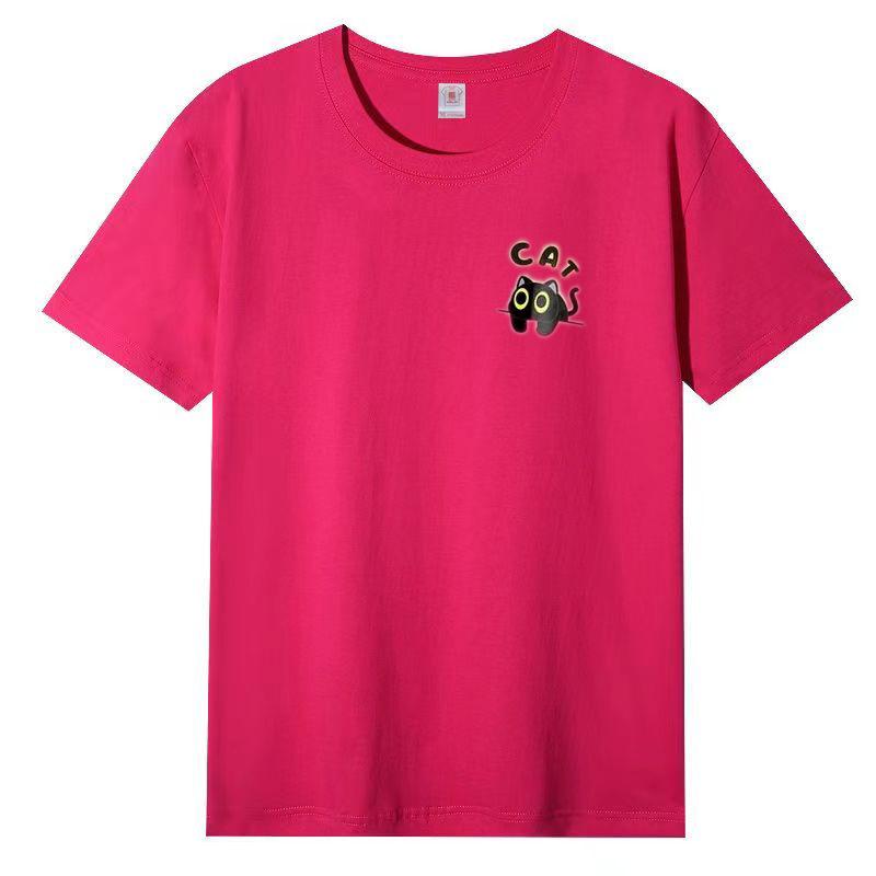 2025 Women's Cotton Casual Breathable T-shirt Summer New Short-sleeved White Fashion Women Tops