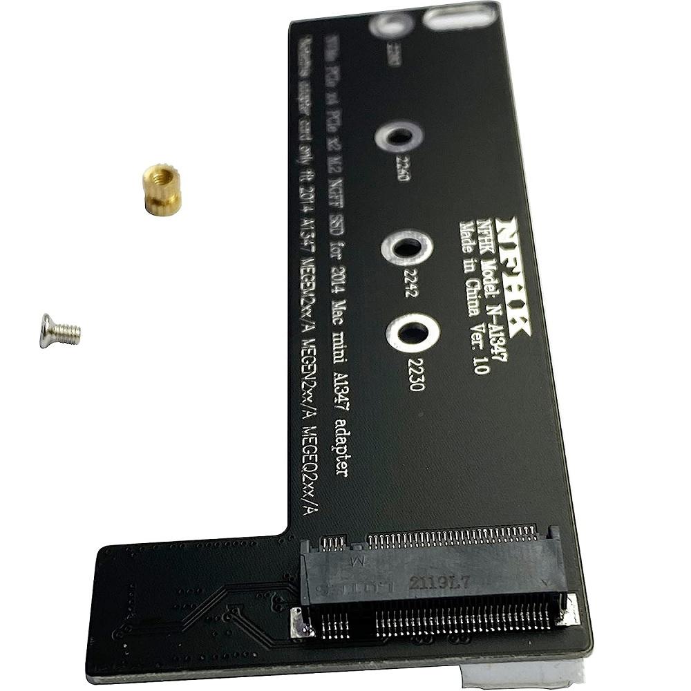 New M-Key NVME M.2 SSD Convertor Card Adapter For Late 2014 Mac Mini A1347 MEGEN2/M2
