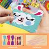 DIY Felt Sewing Kit Kids Hand Sewing Toy Bag Material for Beginner Learn Hand Made Felt Pack Set Educational Sewing Craft Kit