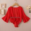 Women's Chiffon Sun Protection Cardigan & Camisole Set - Light Summer Outerwear Shawl