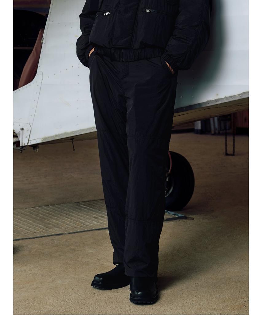 SHIFT.G Drifter Wide Nylon Pants (Setup) Black