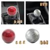 Auto Gear Shifter Knob Gear Shifting Handle Round Ball Interior Decor with Adapters Car Modification for Automotive Truck