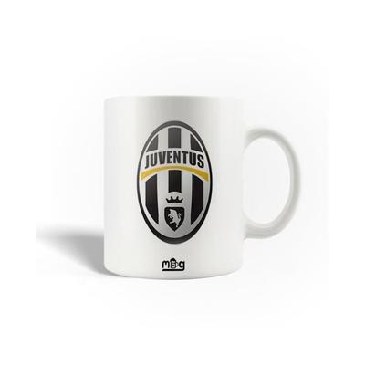 Taza de Cerámica - Juventus - Logo Negro - 30cl - Apto para Lavavajillas - Microondas