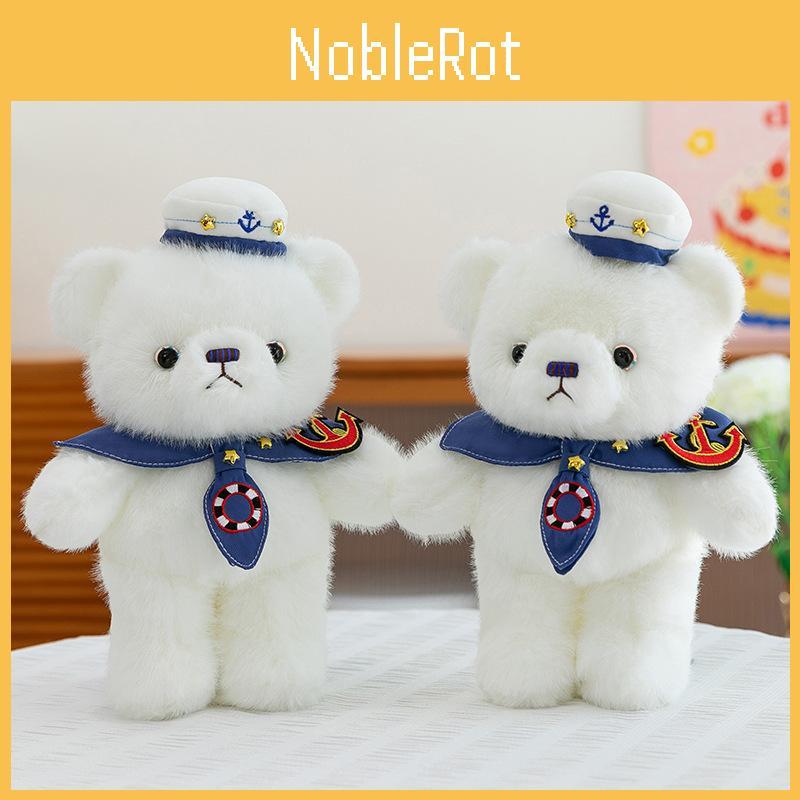 Cute Cartoon Sailor Suit Teddy Bear Plush Doll Children Companion Toy For Kids Gift And Collectors