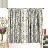 Floral Blackout Windows Curtains   Vintage Garden Plants Herbs Flowers Botanical Classic Design Art Curtains   for Living Room Bed
