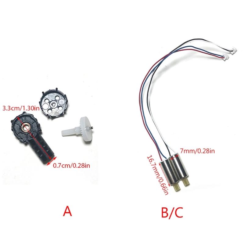 Durable Positive Negative Motor Set for Remote Control Crafts Spare Parts for Various Flying Devices Quadcopters