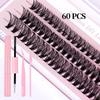 Diy Segmented False Eyelashes 3 Rows 12-16M With Glue Tweezers Set Combination Eyelashes