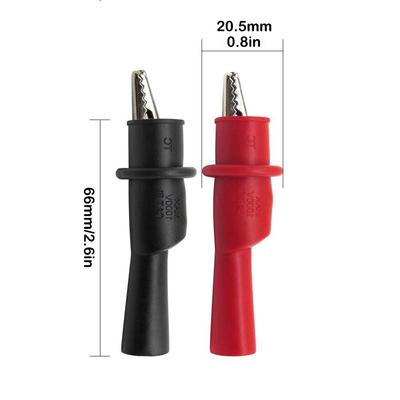 Testing Probe Meter Univeral Alligator Crocodile Clamp Test Clip Crocodile Clip MultiMeter Tester