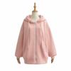 Women's Velvet Hooded Zip-Up Sweatshirt, 2023 New Oversized Slim-Fit Long-Sleeve Cardigan