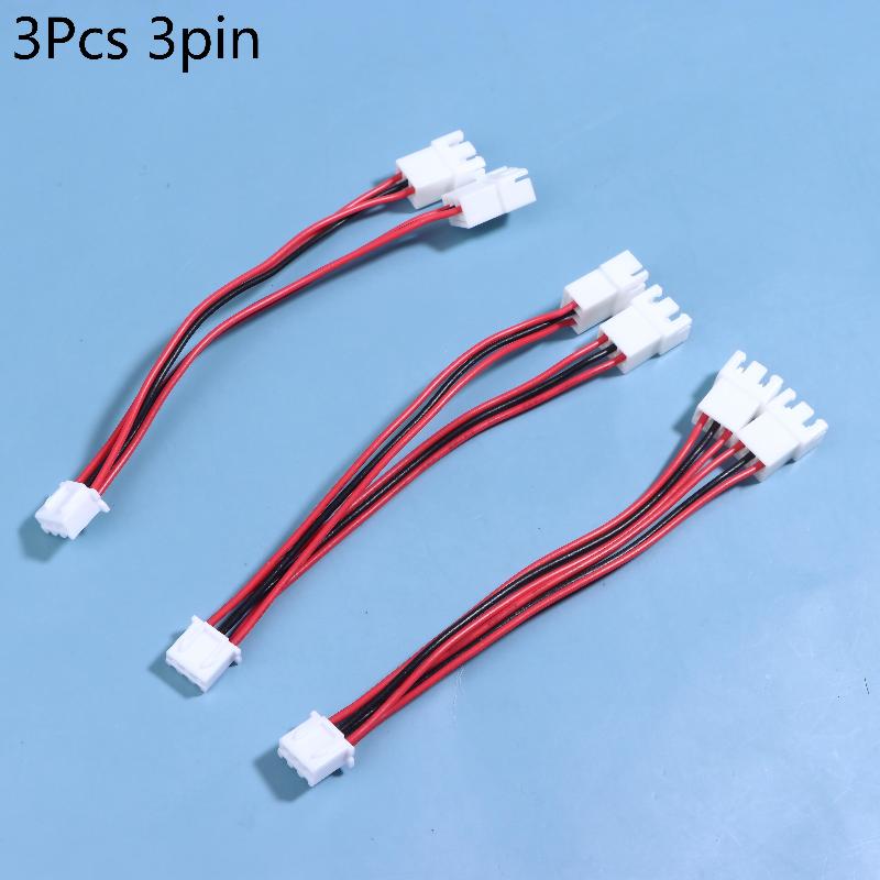 Xh2.54Mm Y-Splitter Cable Male To 2 Female Connector 26Awg Power Extension Cord 2/3/4/5/6 Pin Splitter Cable Adapter