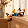 Indoor Festive Window Displays Christmas Table Edge Sitter Figurine, Tug of War Hanging Character Decor, Snowman Humorous Xmas Party Favors