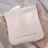 Portable Waterproof Storage Pouch with Snap Closure Multi-Functional Cosmetic Organizer for Travel and Daily Use
