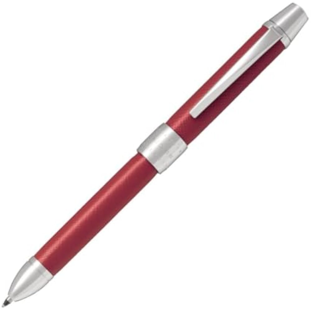 PILOT BTHR3SLR Multifunction Ballpoint Pen 2 Plus One Ridge Leather R Red