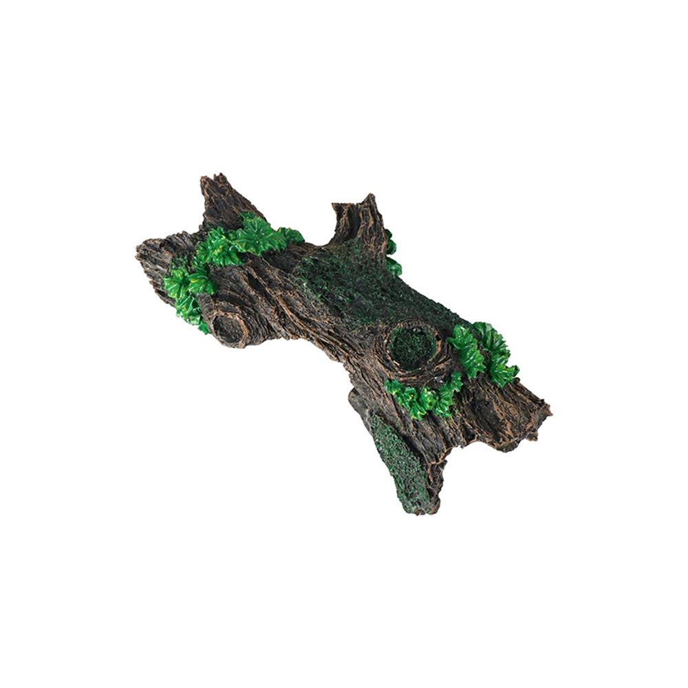 Resin Fish Shrimp Hideout Caves Bark Shape Turtle Hiding Shelter Aquarium Hollow Tree Trunk  Fish