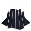 6Pcs Car Window Pillar Posts Door Trims Cover Sticker  for Hyundai Elantra  2022 2023 Glossy Black  Exterior Accessories