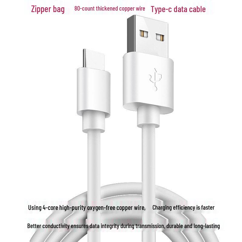 Xin Ming Jie Fast Charging Cable for iPhone, Android, V8, and Type-C Devices