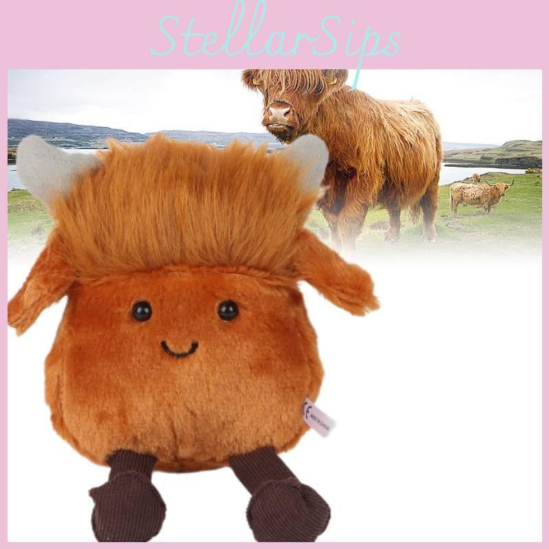 Plush Carey Calf Toy Cartoon Animal Stuffed Doll Room Decoration Children Gift
