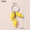 Creative Corn Vegetable Keychain Cute Bag Pendant for Kids Students and Couples Couple Family Keychain Pendant