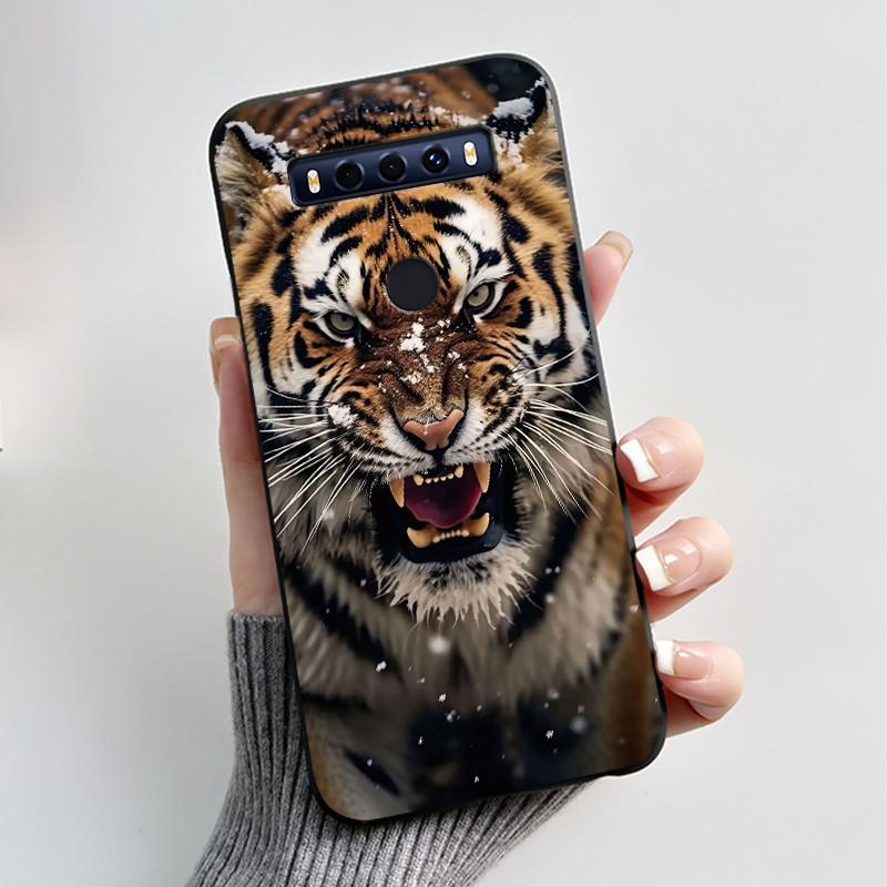 

Unique Popular Soft Silicone Black Anti-scratch Casing For TCL 10 SE Pattern Cover Cute Lovely Black Cat Design Case TCL 10 SE