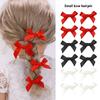 18Pcs Ins Girls Bows Mini Hair Clips Metal Hairpin Headwear Barrette Handmade Ribbon Bow Bangs Clip Fashion Hair Accessories