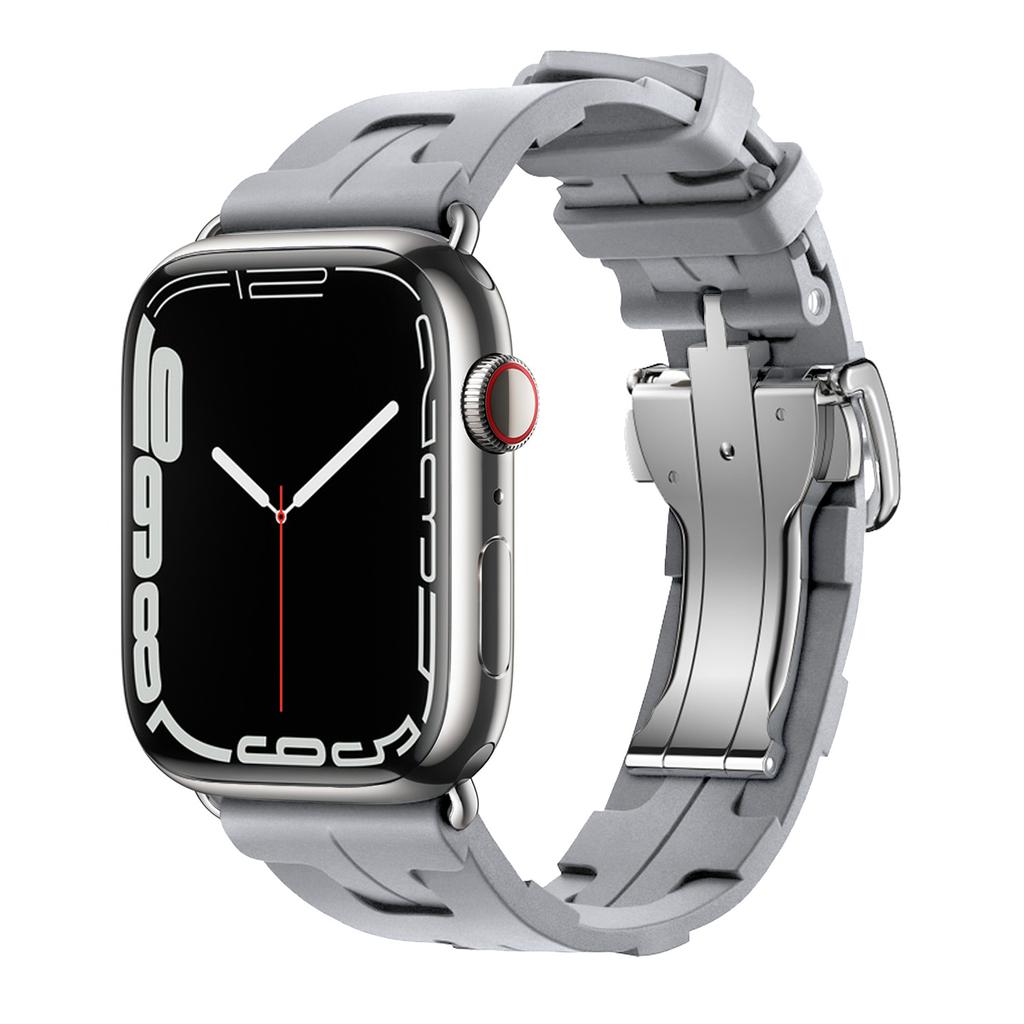 Kilim Einzel-Tour Silikonarmband für Apple Watch Band 44mm 40mm 49mm 45mm 41mm 38 42 Armband iwatch Serie 9 SE 3 6 7 8 Ultra 2