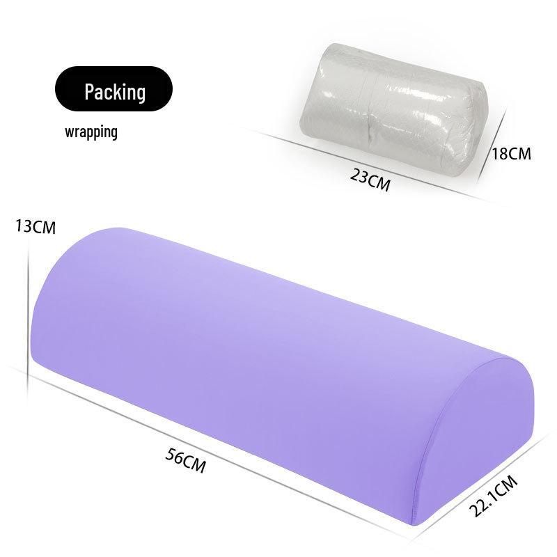 Ergonomic Half-Cylinder Cervical Pillow for Neck Support and Traction