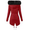 European & American Slim Hooded Cotton Jacket - Women's Autumn/Winter Warm Zipper Coat