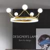 2024 New Modern Chandelier Crown Design LED Ceiling Lamp Creative Lighting for Living Room Bedroom Kids Luxury Lustres 220V 110V