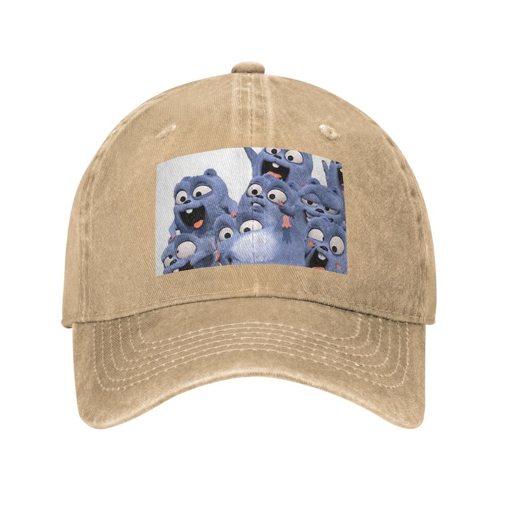 Animation Grizzy und die Lemminge Zeichentrick Anime Jeans-Kappe Lässige Baseballkappen Verstellbarer Hut Sommer Unisex Baseballkappen