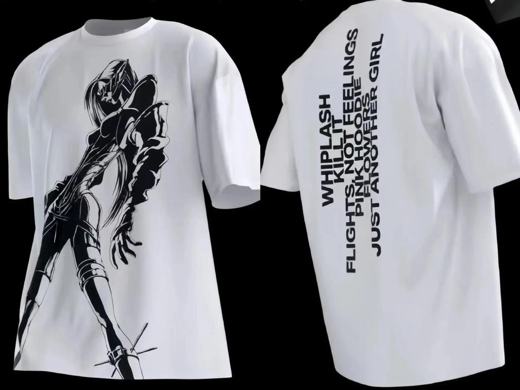 KPOP Aespa Whiplash Limited Edition Cotton T-shirt Short Sleeve KARINA GLSELLE WINTER NINGNING Same Print Loose Anime Techno Top