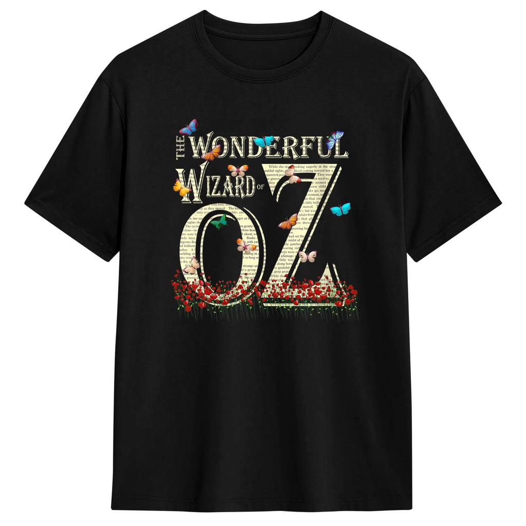 Unisexs Wizard of Oz Crystal Ball T Shirts Cotton Tees Summer 2026 New Streetwear T Shirt Casual Unisexs Clothing Womens T Shirt