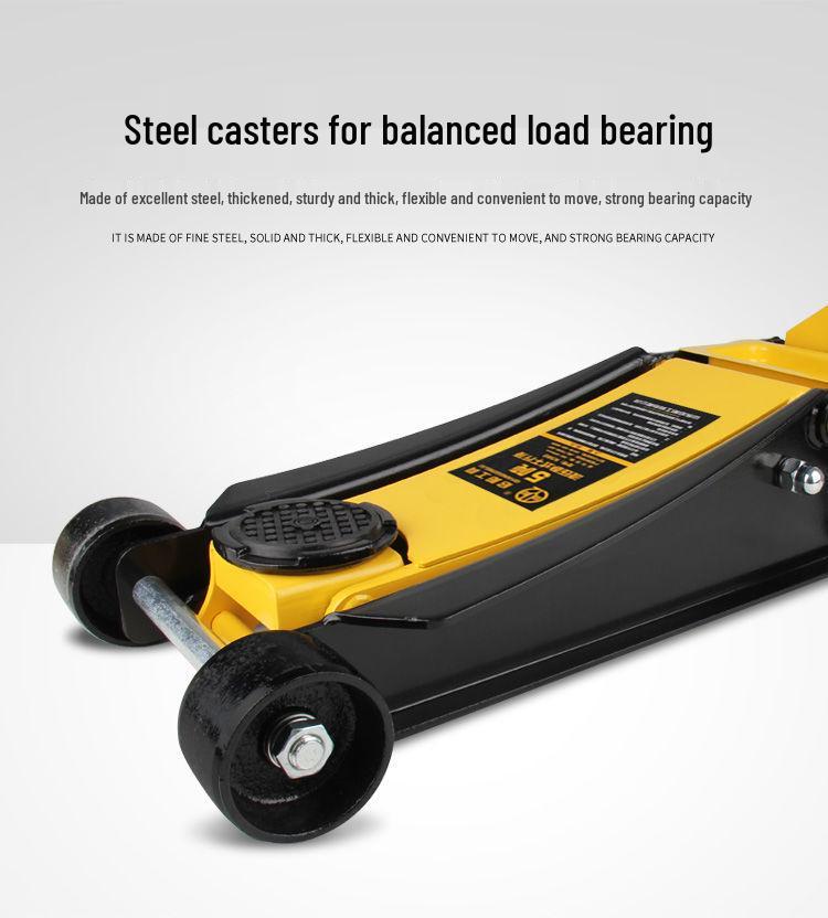 Ultra Low Profile 3 Ton Hydraulic Car Jack with Double Pump for Auto Repair and Tire Changes