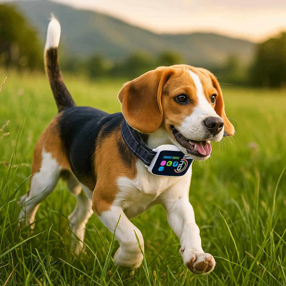 Type-C Rechargeable Dog Barking Collar Color Screen Vibration Stop Bark Collar  Bark Control