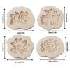 1Pc Peony Sunflower Lotus Silicone Molds Chinese Rose Flower Mould Diy Chocolate Candy Cake Fondant Mold Dessert Decoration