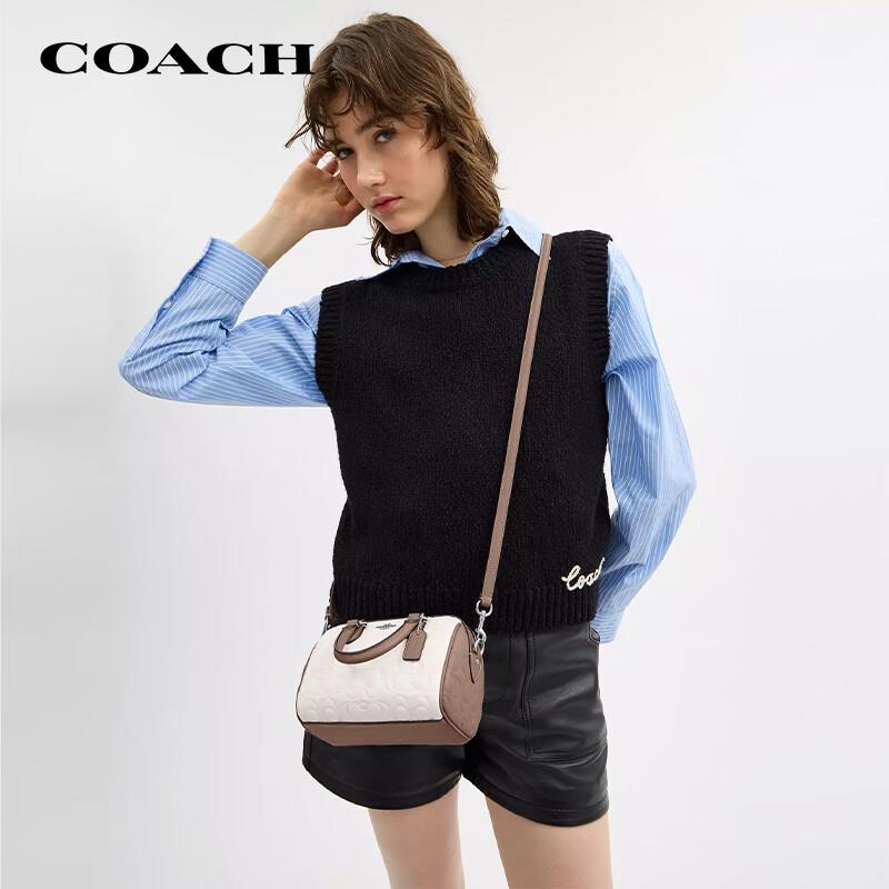 COACH Rowan Mini Crossbody Boston Bag