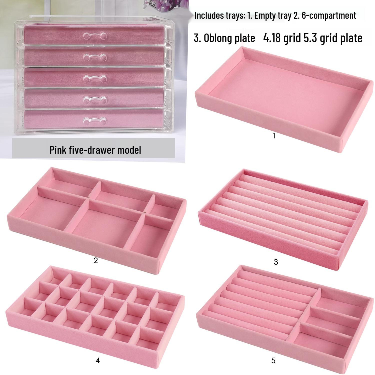 

Многоярусная шкатулка для украшений для серег и мелких предметов - Домашнее хранение и организация