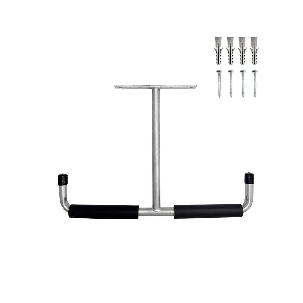 Wall Mounted Ceiling Rack Shelf Rust-resistant Overhead Garage Storage Hook  Ladder