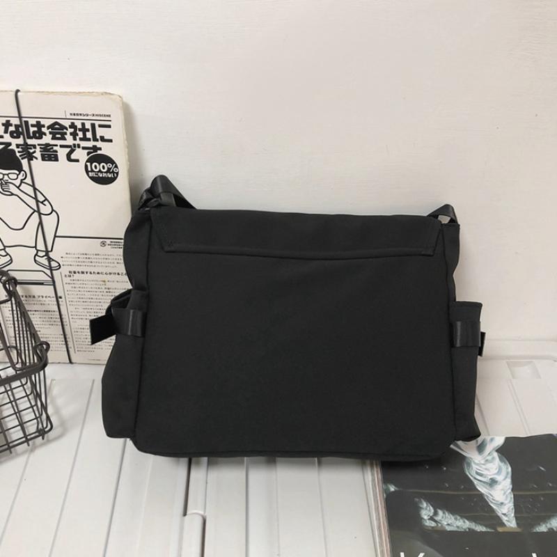 Trendige Nylon-Crossbody-Tasche für Herren, große Kapazität, japanischer Stil, Messenger Bag, lässige Schultertasche im Harajuku-Stil, Sac Bags