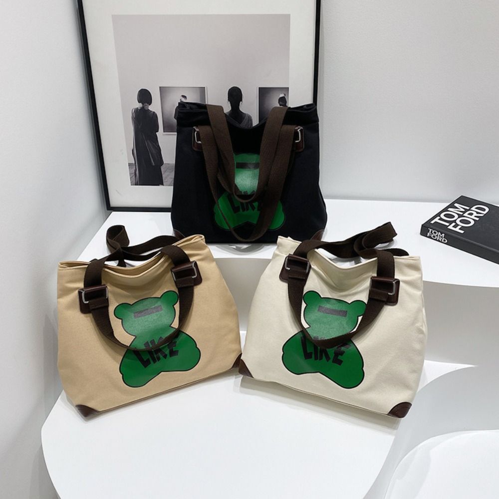 

Canvas Handbag Casual Tote Bags Simple Shoulder Bags