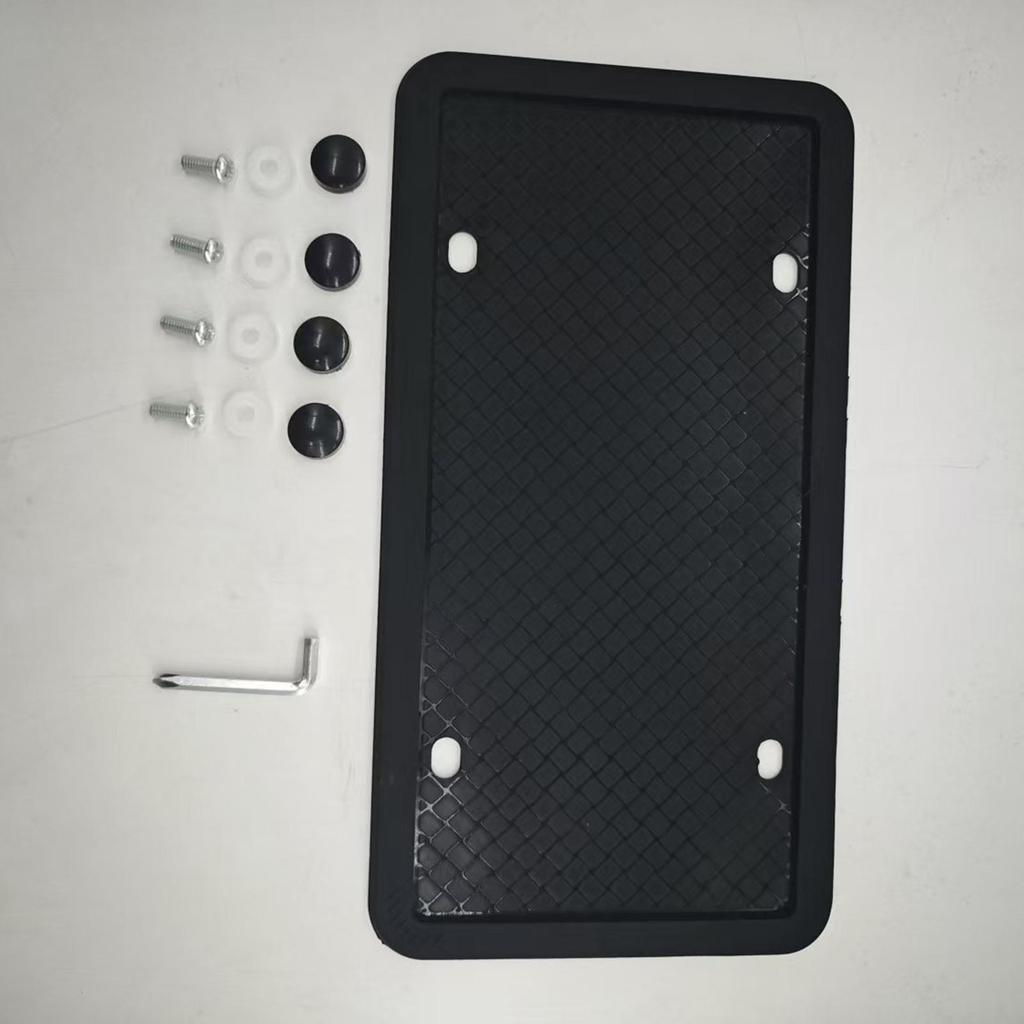 Licence Plate Frame 2 Piece Number Plate Frame Bracket Holder Mount Noise Reduction Weatherproof Adapter For Truck Trailer Golf