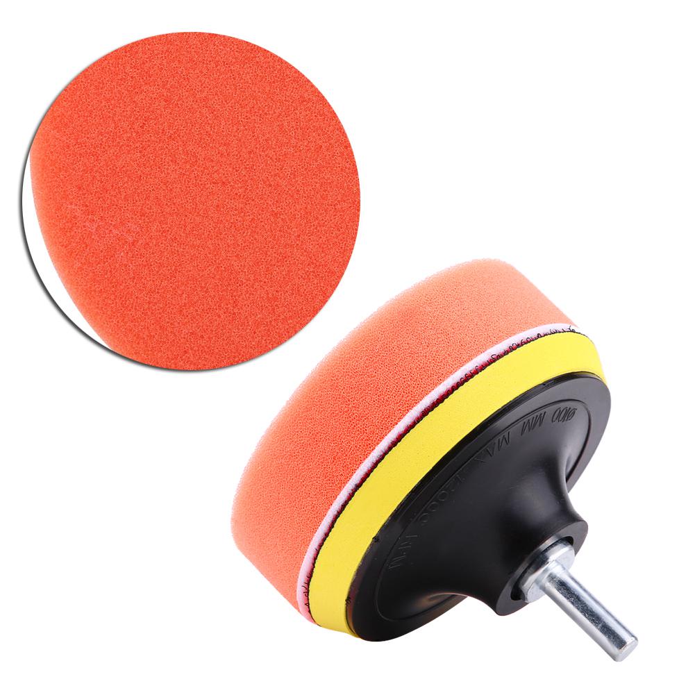 8Pcs 4inch Sponge Buffing Polishing Pad Kit for Car Polisher with Adapter