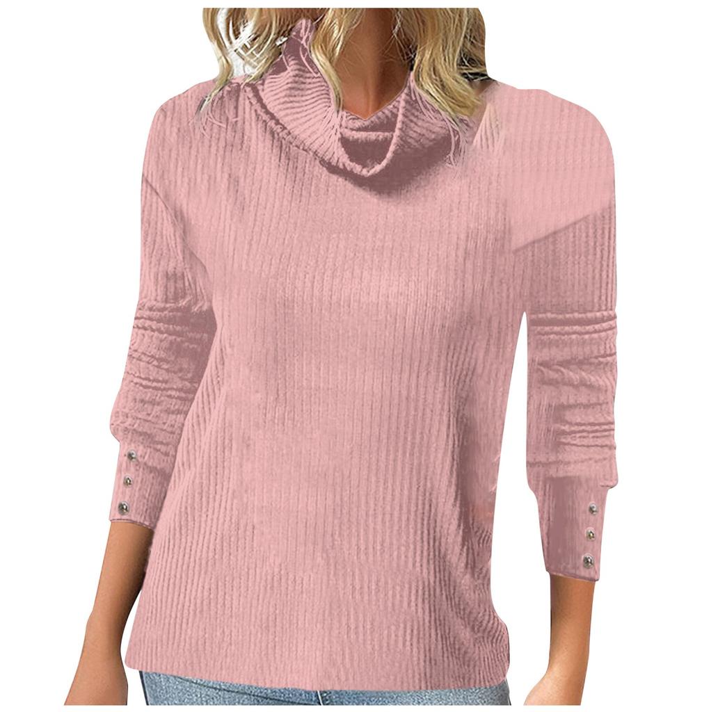 Fashion Womens  And Winter Loose Round Neck Long Sleeve Leopard Striped Stitching Of Cuffs Top