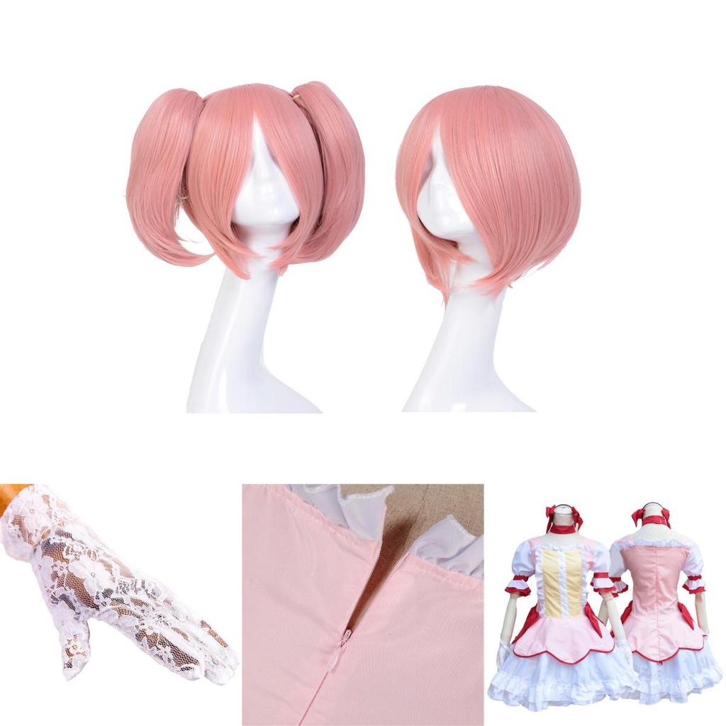 Delightful Madoka Kaname Puella Magi Madoka Magica Cosplay Costume Fashion Outfit