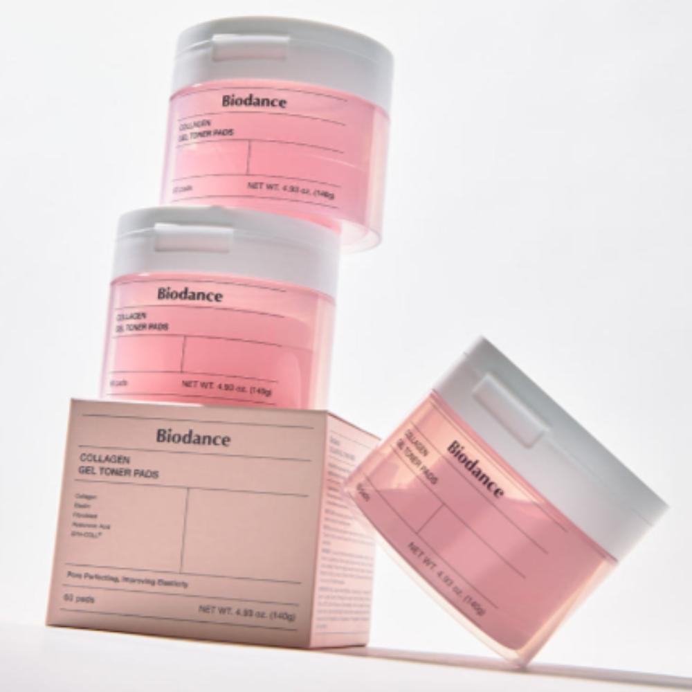 

Biodunce Collagen Gel Toner Pads — Hydrating & Firming Daily Toner Pads (60 Sheets)