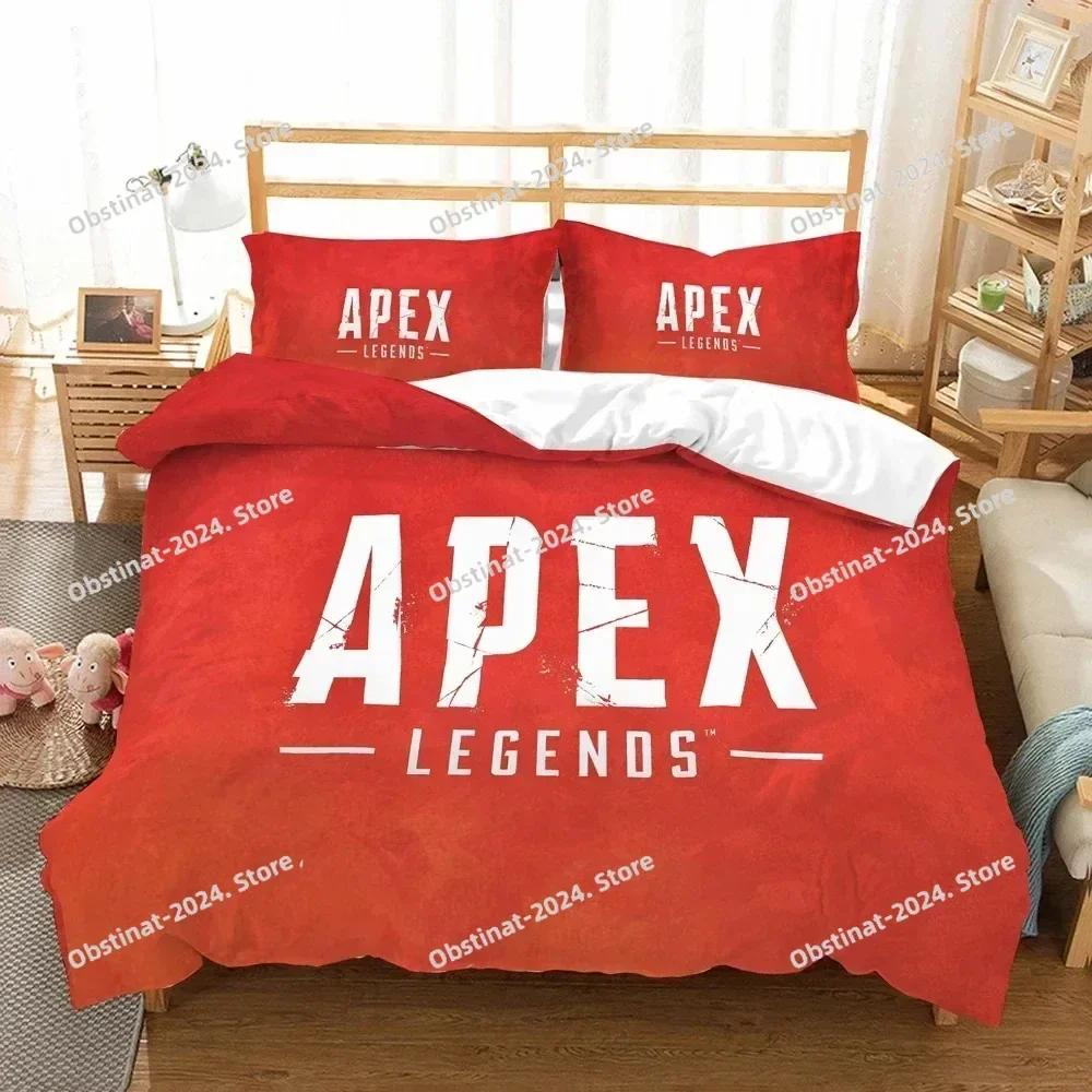 3D Printed Game Duvet Cover Apex Pillowcase Legends Bedding Set Double Twin Full Queen King Adult Kids Bedclothes Quilt Cover