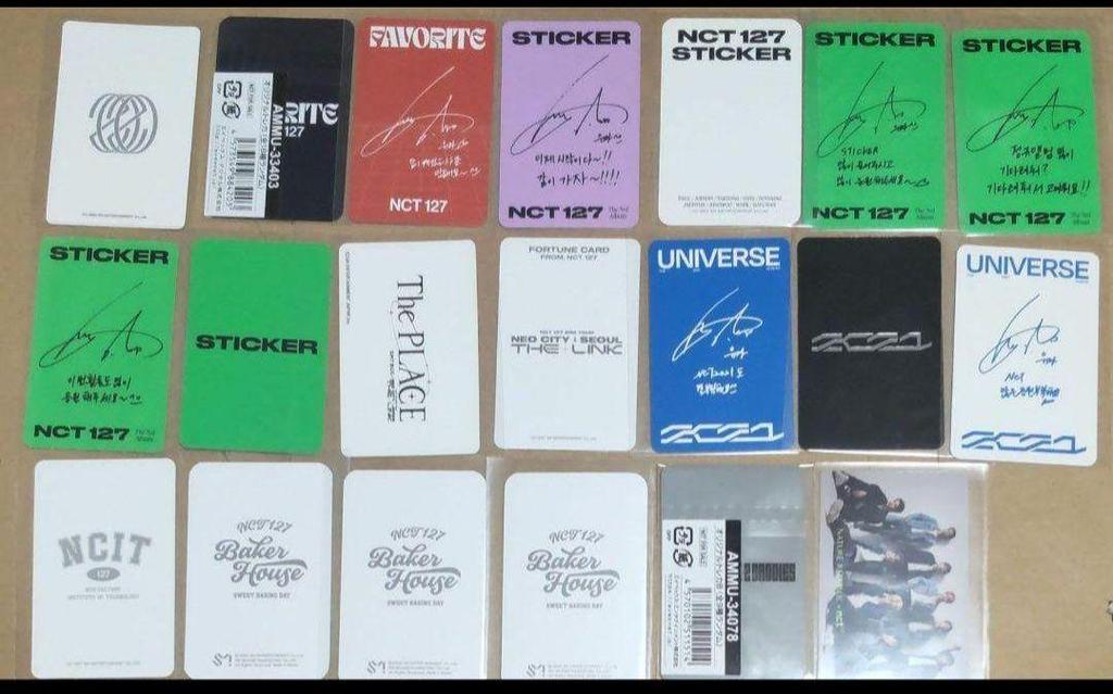 [USED] NCT127 trading cards set of 32 (Yuta)