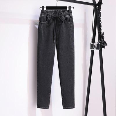 Pantalones femeninos primavera otoño mujer Casual sueltos Casual Mujer Jeans Harem pantalones recortados pantalones de talla grande