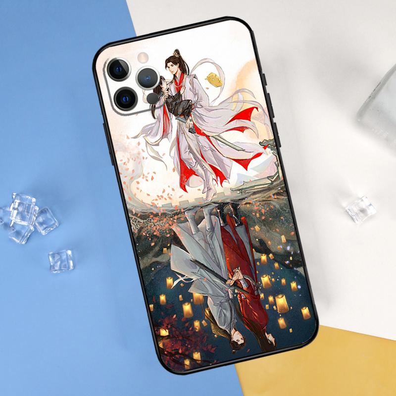Tian Guan Ci Fu Phone Case For iPhone 16 Pro Max 12 13 Mini 11 14 15 Pro Max XR 16 15 Plus 16e Cover Shell